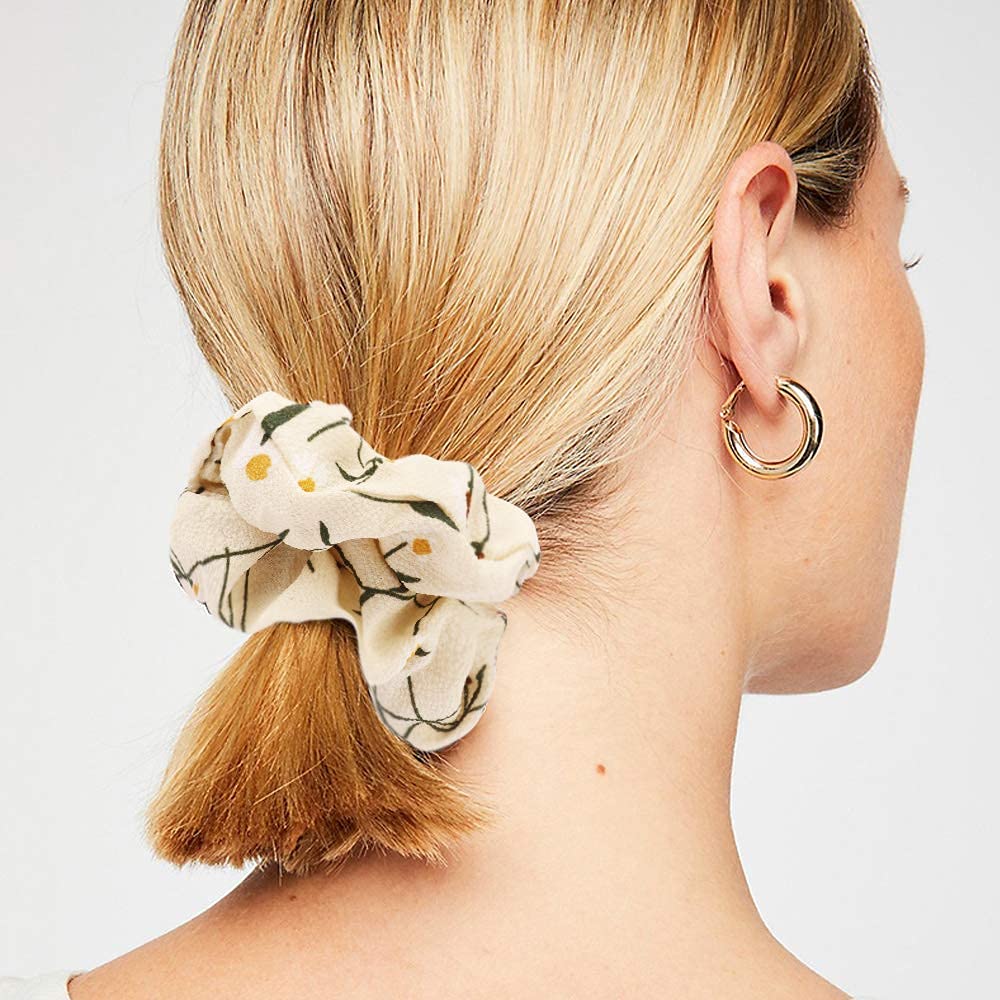 Premium Velvet Satin Hair Scrunchies for Women & Girls - Super Soft, Elastic Hair Ties (15-Pack) - Perfect for Workouts, Office, and Everyday Styling