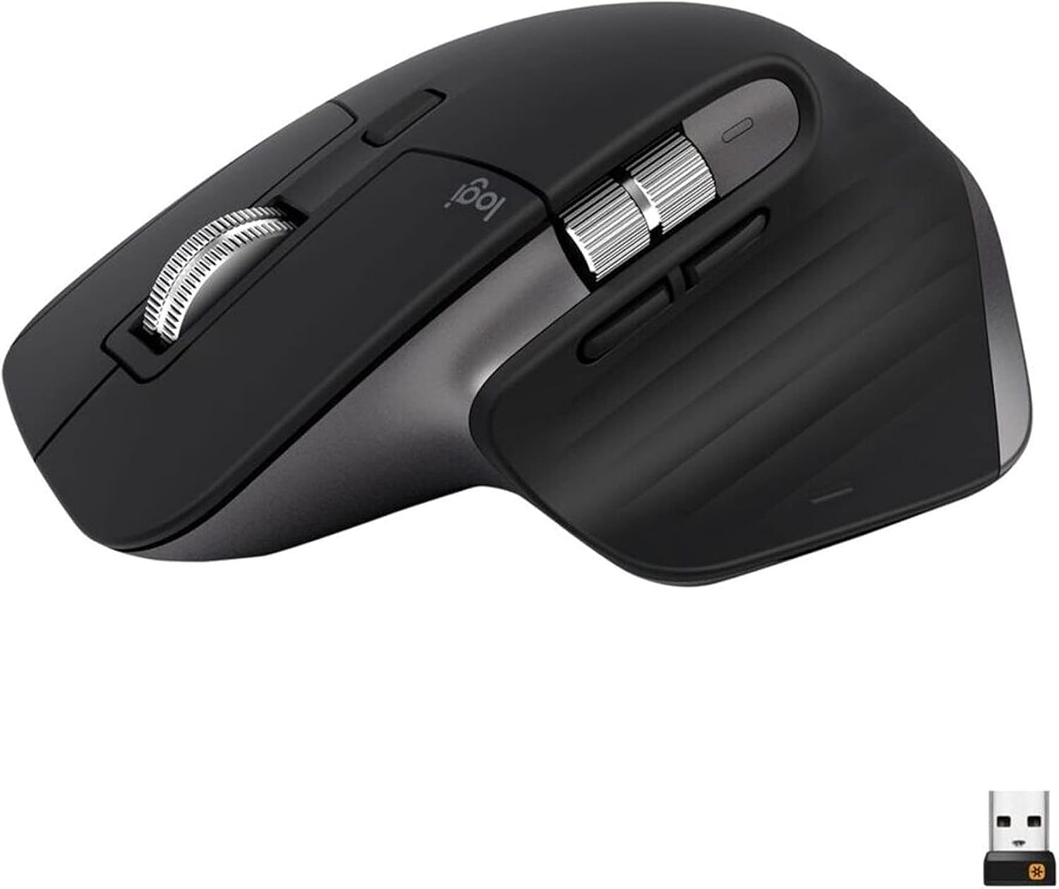Logitech MX Master 3 Advanced Wireless Mouse - Premium Bluetooth Mouse for PC/Mac (Renewed) - Perfect for Office Work, Graphic Design & Gaming