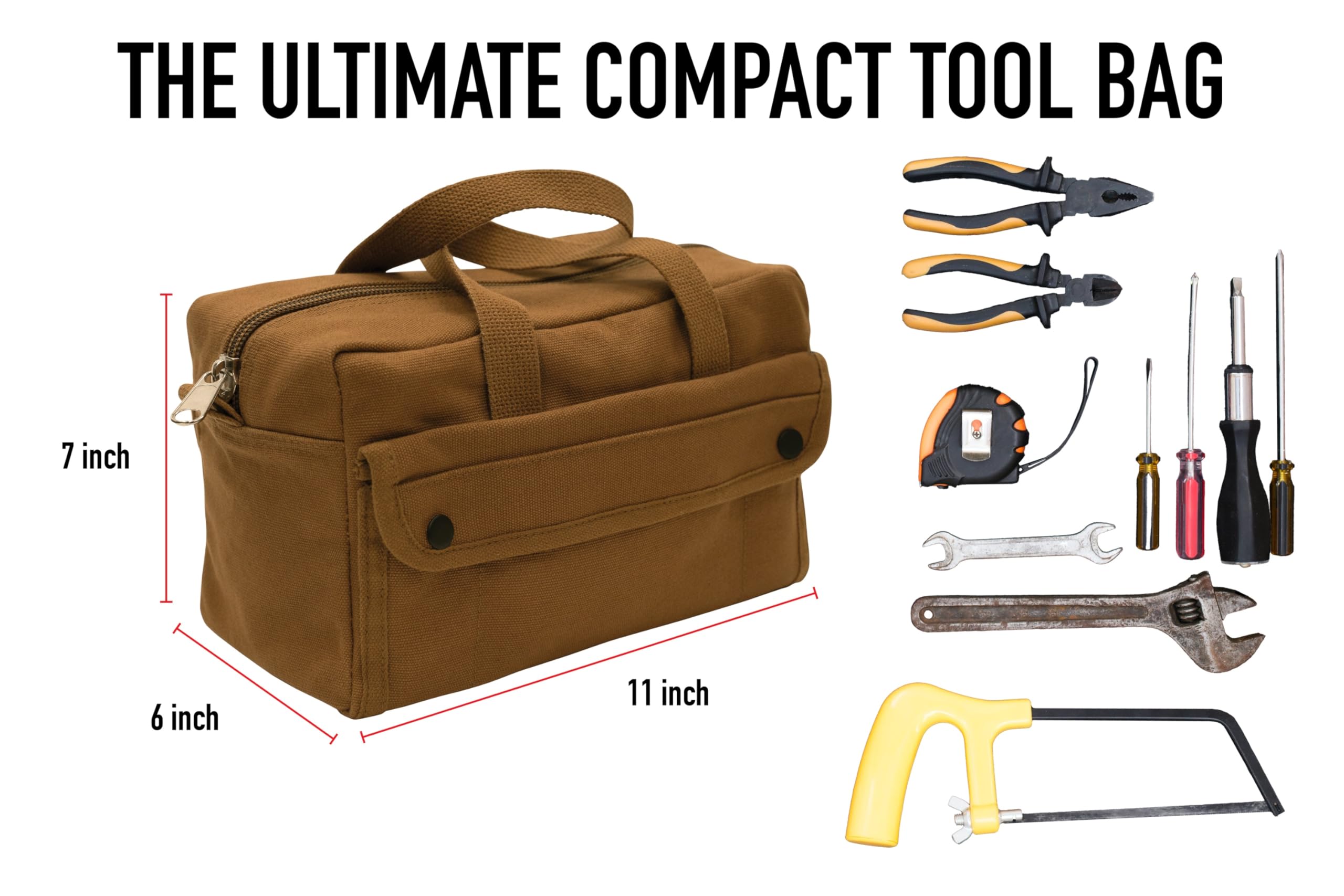 Woodland Camouflage Military Mechanics Tool Bag - Durable Tactical Gear for Outdoor Work, Hunting & Camping - Perfect for Mechanics, Contractors & DIY Enthusiasts