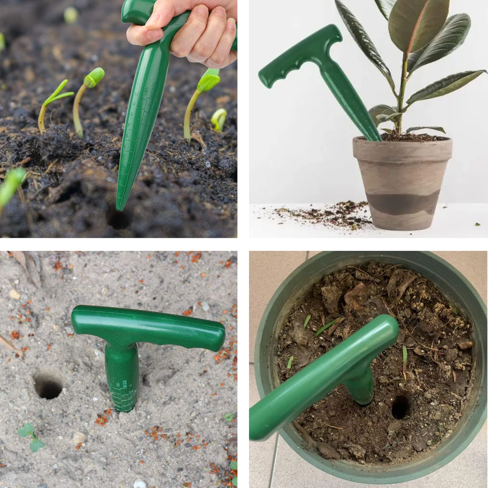 **Premium Dibber Bulb Planter - Seedling Planting & Transplanting Tool with Ergonomic Grip - Perfect for Gardening, Bulb Planting & Seed Starting - Ideal for Home Gardeners & Professional Landscapers**    *(Use Cases: Planting bulbs, transplanting seedlings, creating holes for seeds, gardening tasks, flower beds, vegetable gardens, and indoor plant care.)*