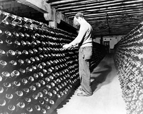 Manual Worker in Food Processing Factory Storage Room Poster Print - 18 x 24 Inches - Industrial Workplace Decor for Offices, Restaurants & Factories
