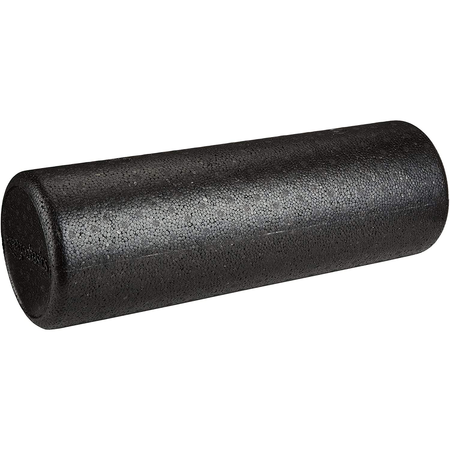 Amazon Basics High Density Foam Roller - 12/18/36 Inch Muscle Massage Roller for Yoga, Workout Recovery & Physical Therapy - Relieve Sore Muscles & Improve Flexibility (Black) - Perfect for Gym, Home & Office Use