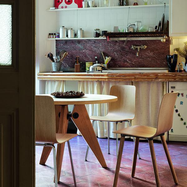 Vitra Gueridon Side Table - Modern Round Coffee Table for Living Room, Bedroom & Office - Stylish & Functional Home Decor Furniture