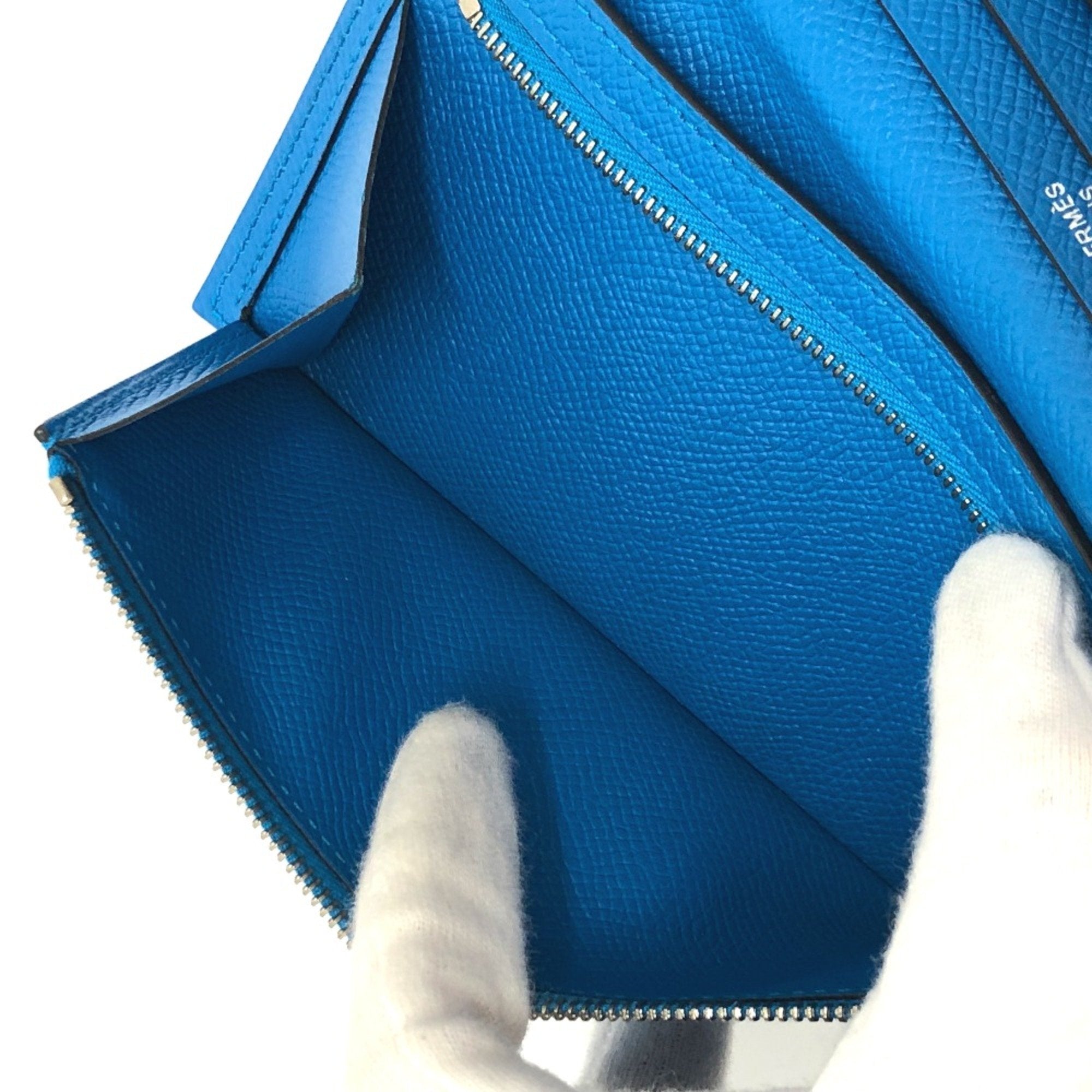 Premium Calvi Blue Leather Wallet for Men & Women - Slim RFID Blocking Card Holder - Perfect for Travel, Business & Everyday Use