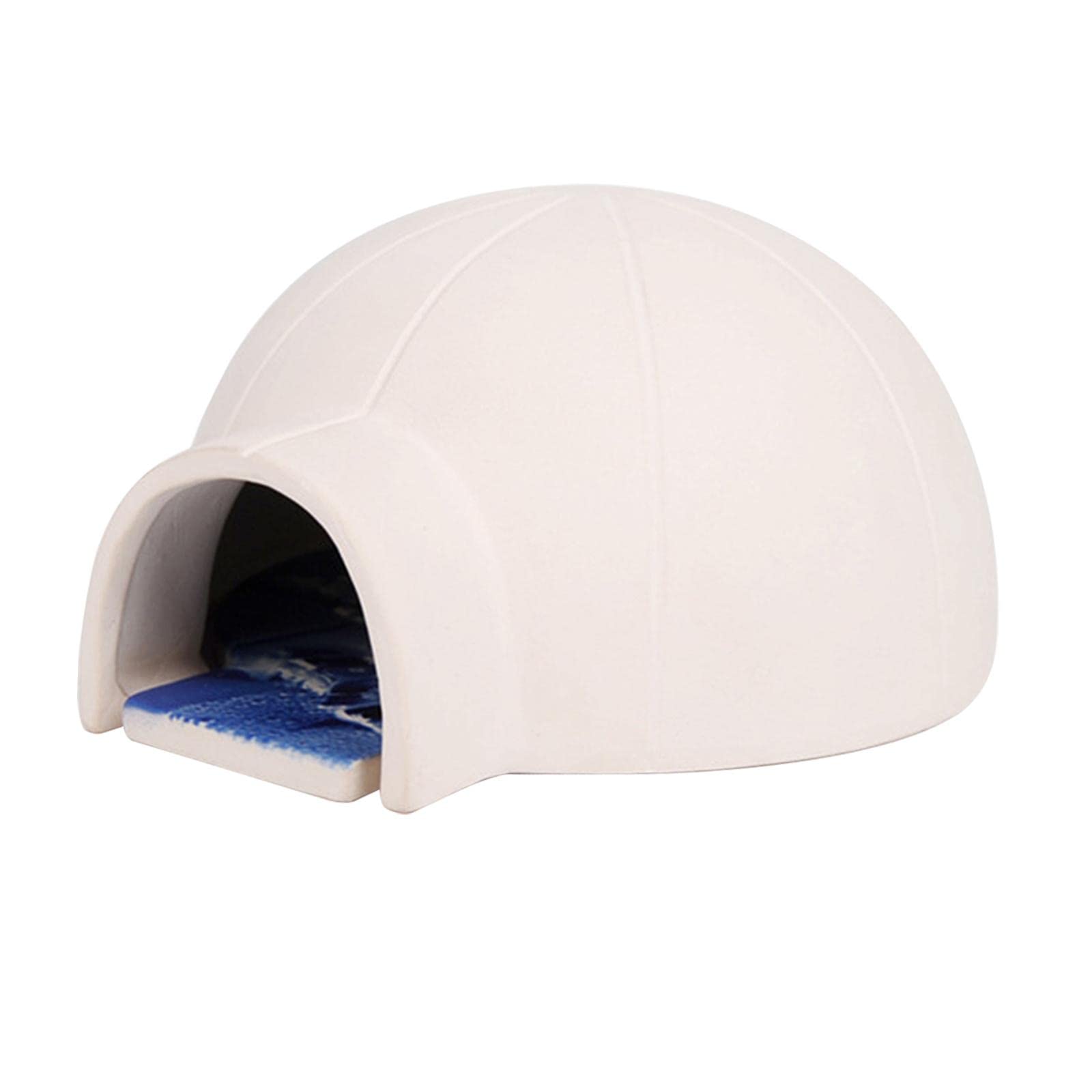 Bothyi Ceramic Hamster Cooling Bed - Chinchilla Hideout & Small Animal Nest for Summer - Perfect for Hamsters, Chinchillas, and Small Pets to Stay Cool and Relaxed in Hot Weather