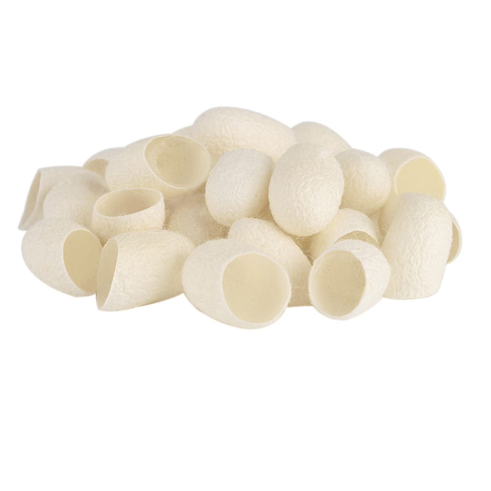 Homgee 100pcs Natural Silkworm Cocoon Exfoliating Balls - Gentle Facial Scrub for Deep Cleansing & Blackhead Removal | Perfect for Daily Skincare Routine & Spa Treatment