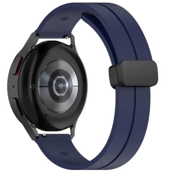 MELFO Magnetic Folding Buckle Smart Watch Strap - Compatible with Fastrack Active Pro Smart Watch, Soft Silicone Band for Comfortable All-Day Wear - Perfect for Running, Workouts & Daily Activities