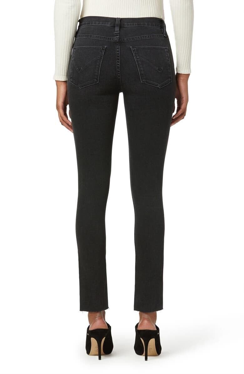 HUDSON Women's Barbara High Rise Super Skinny Ankle Jeans - Stretch Denim Pants for Casual Wear & Night Out