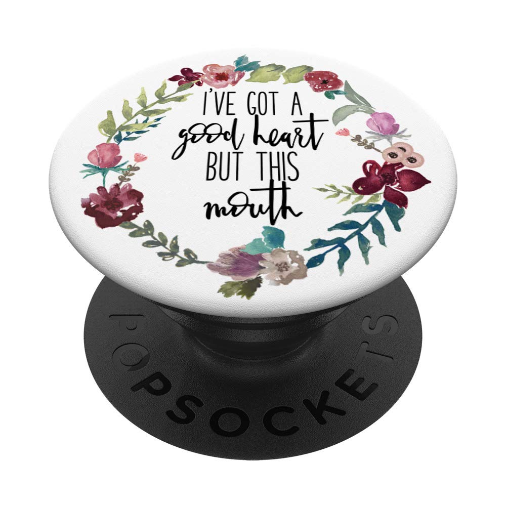 Slogan PopSockets PopGrip: Interchangeable Phone & Tablet Grip with Custom Designs - Perfect for Everyday Use, Travel, and Hands-Free Selfies