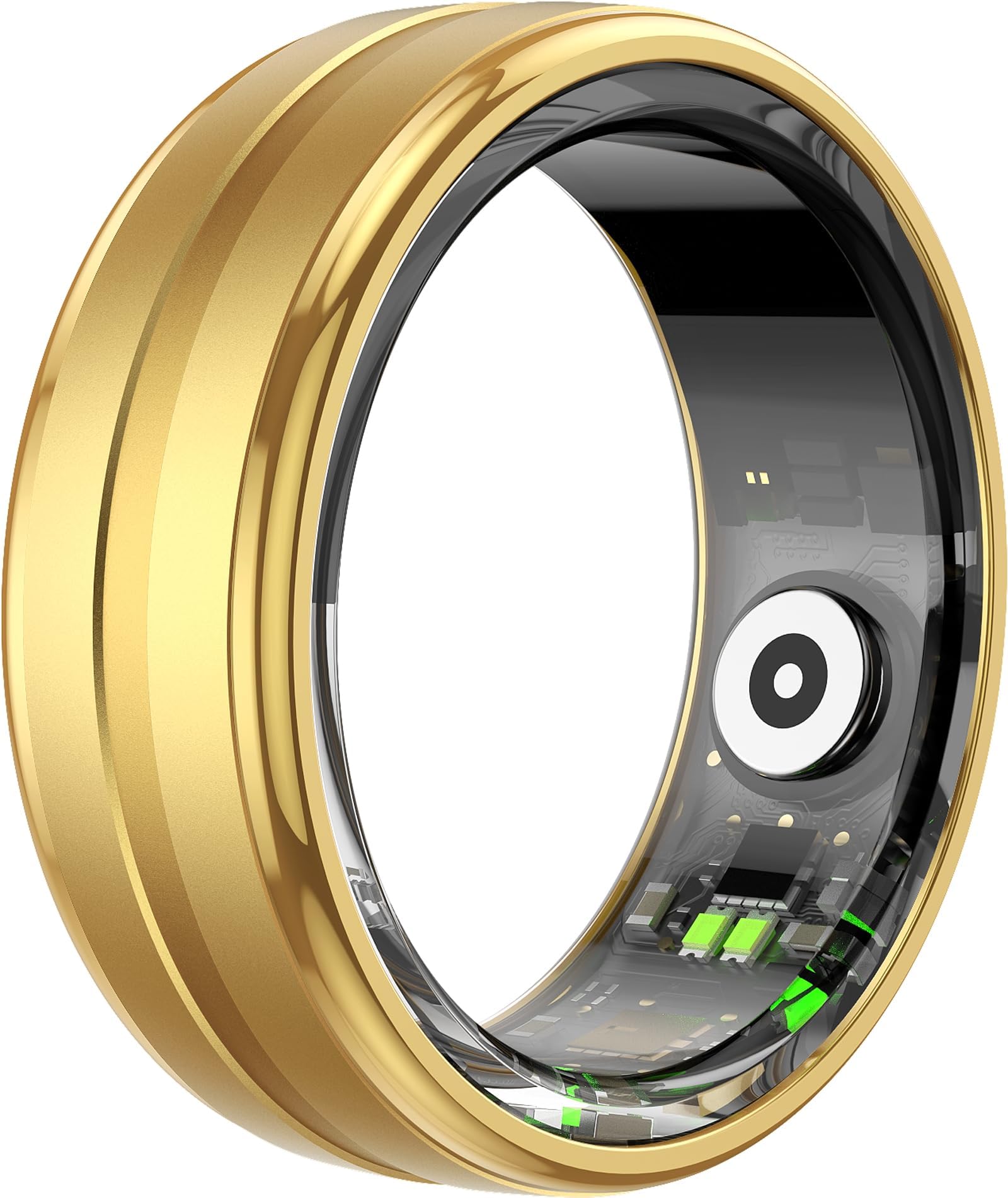 Findtime Smart Ring - Fitness & Health Tracker with Heart Rate Monitor, Sleep Tracking, Blood Oxygen (SpO2) Sensor, Step Counter | 5ATM Waterproof Activity Ring for Men & Women | Perfect for Workouts, Sleep Analysis & Daily Health Monitoring