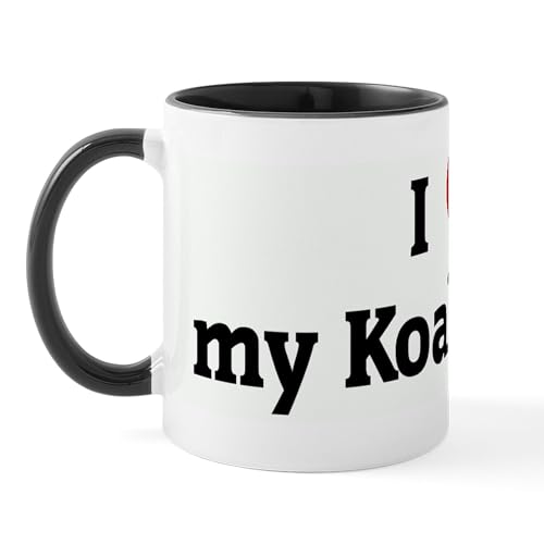 White/Black Inside - I Love My Koala Bear! Mug
