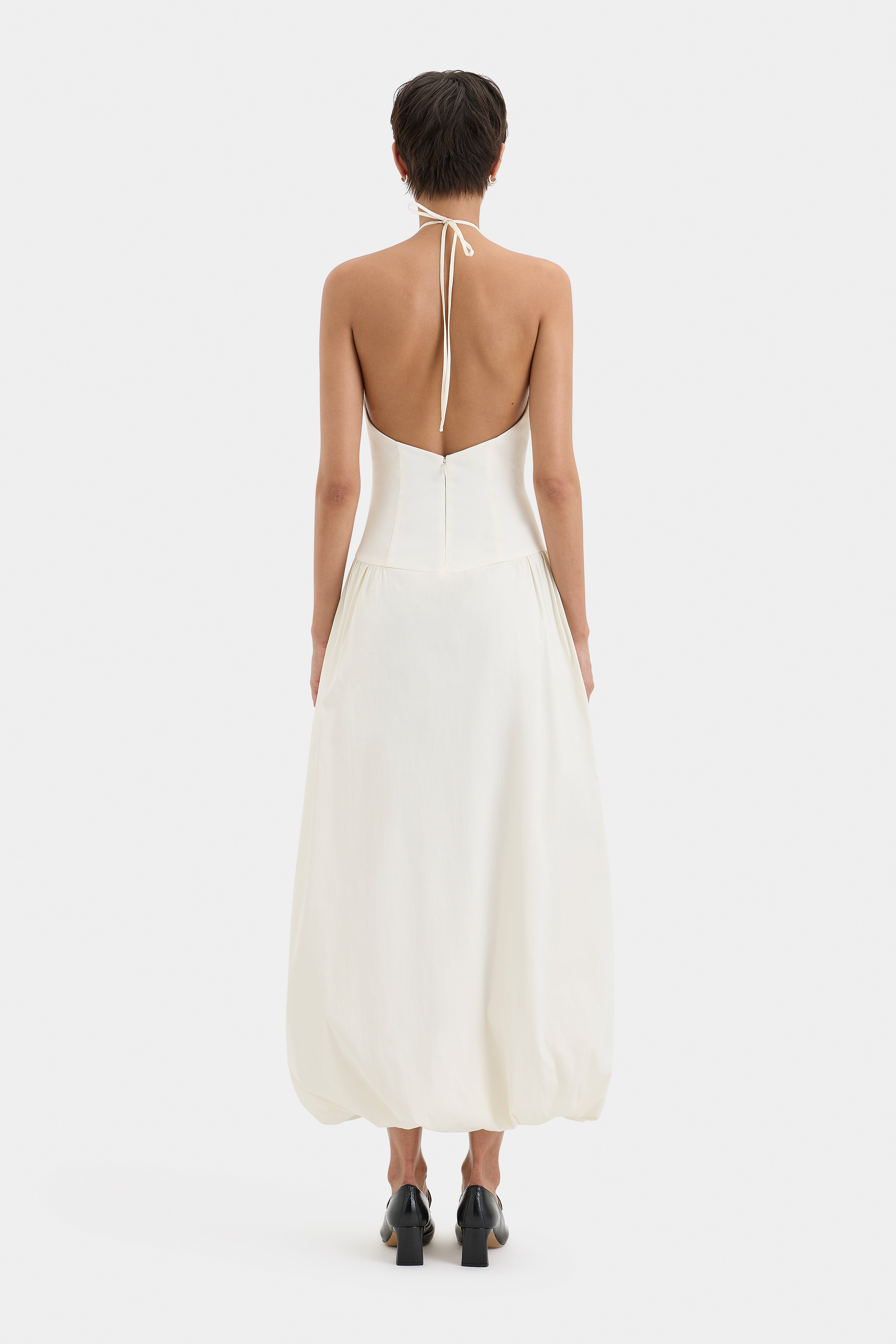 Elegant Florent Gown in Cream - Perfect for Weddings, Prom & Special Occasions