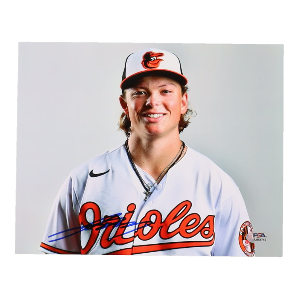 Jackson Holliday Autographed Baltimore Orioles 8x10 Photo - Signed Memorabilia for Baseball Fans & Collectors - Perfect for Man Cave, Sports Room Decor or Gift for Orioles Fans