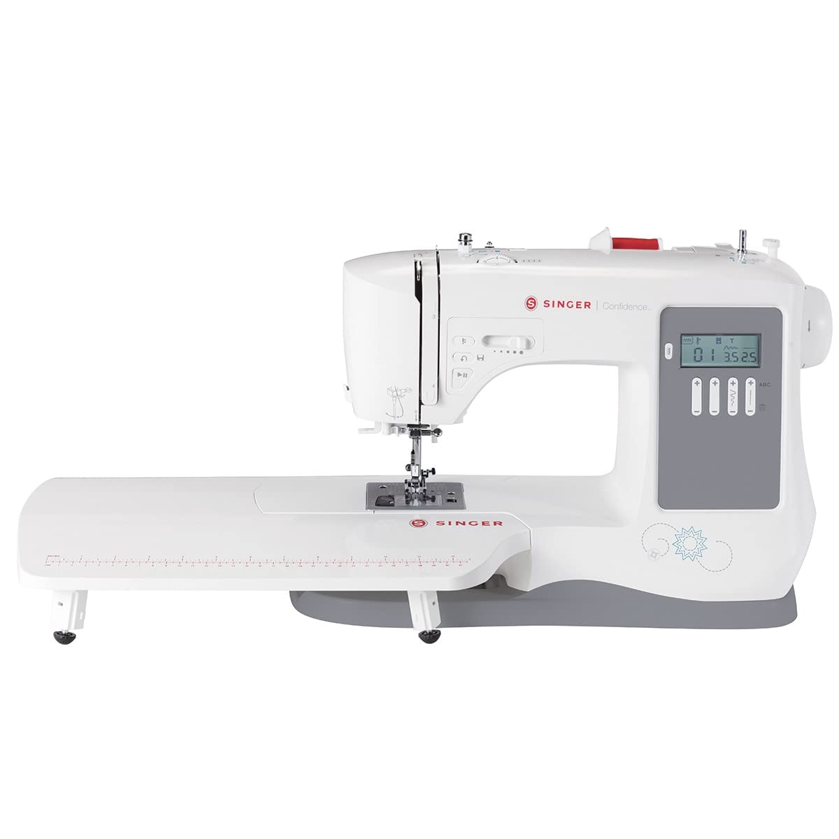 Singer 7640 Confidence Computerized Sewing Machine - 70 Built-In Stitches, Automatic Needle Threader, White | Perfect for Quilting, Dressmaking & Home DIY Projects