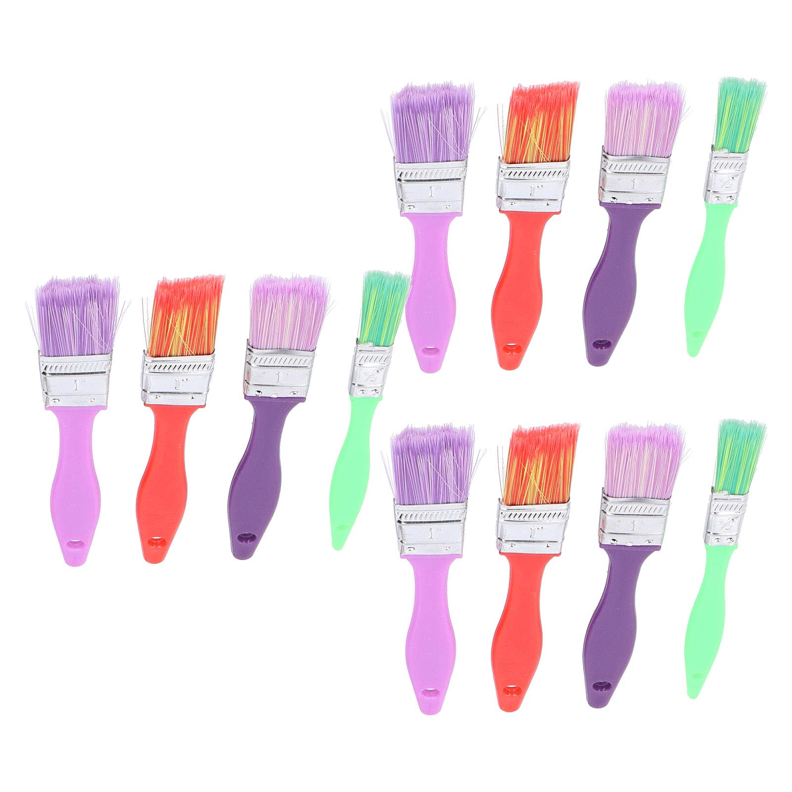 01 Kids Paint Brushes Set - 12Pcs Multipurpose Artist Brushes for DIY Art, Drawing & Painting | Perfect for Children's Crafts, School Projects & Home Art Activities