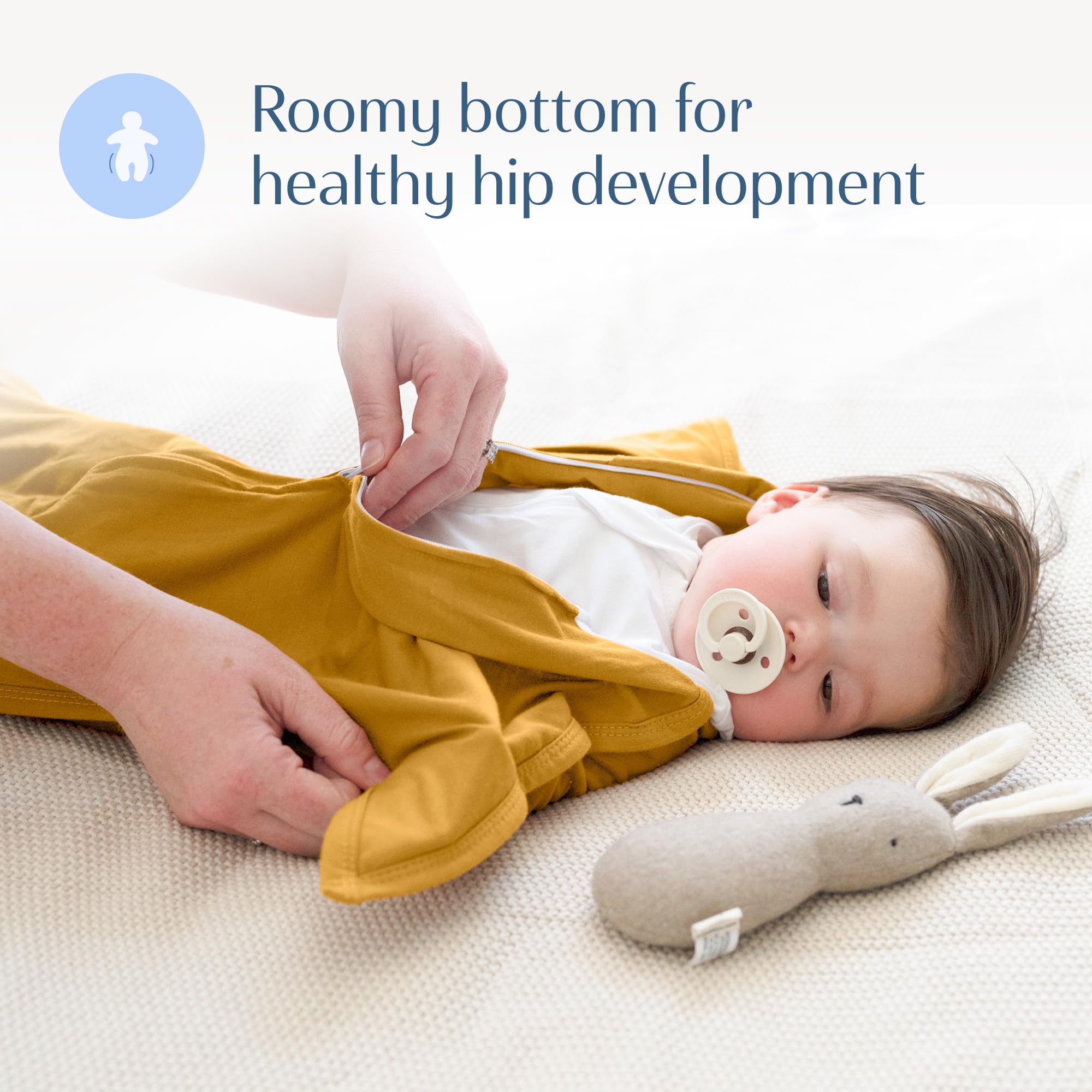 Soft Cotton & Cotton Blend Zipadee-Zip Swaddle Transition Blanket with Zipper - Cozy Baby Sleep Sack Wrap for Newborns & Infants | Perfect for Safe Swaddle Transition & Peaceful Nights