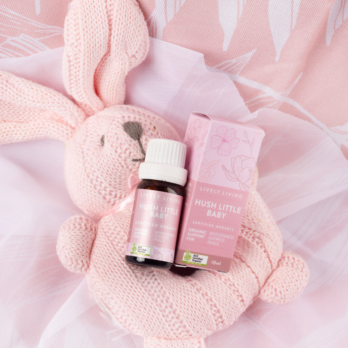 Organic Hush Little Baby Essential Oil - Calming & Relaxing Aromatherapy for Babies & Kids - Perfect for Bedtime, Massage & Stress Relief