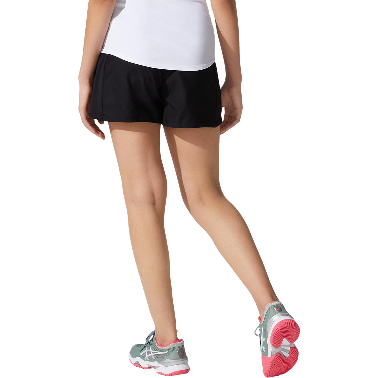 ASICS Women's Court Short - Black Tennis & Volleyball Shorts for Women | Comfortable Athletic Shorts for Training, Gym & Casual Wear