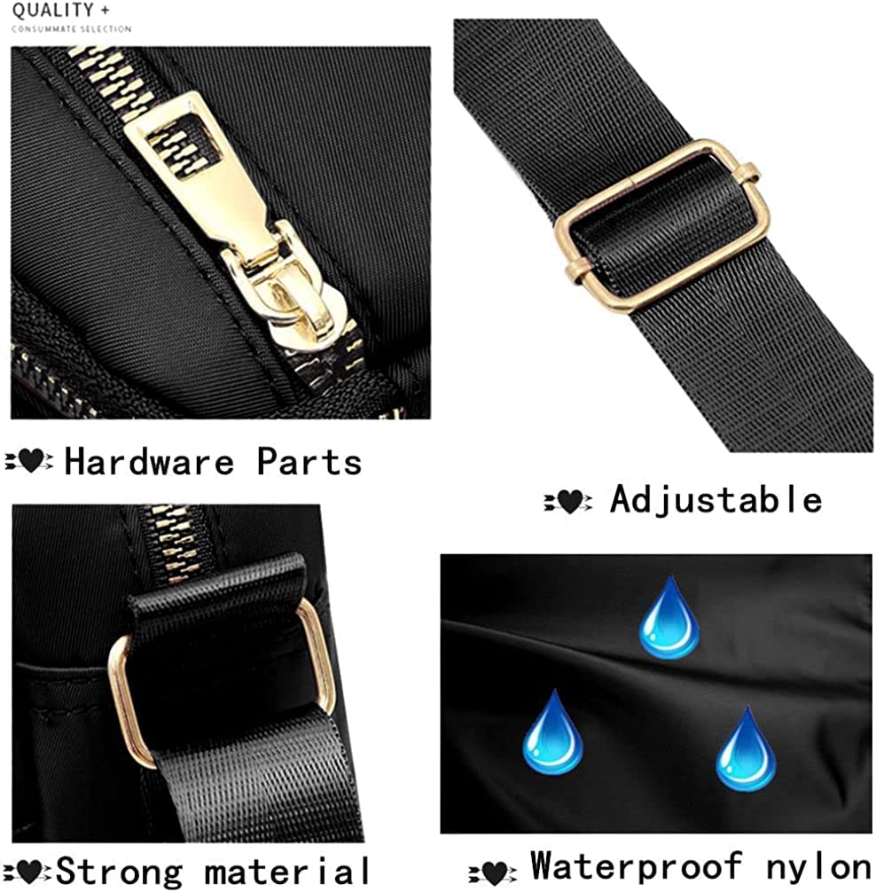 Lightweight Nylon Crossbody Bags for Women - Waterproof Shoulder Messenger Purse with Multiple Pockets | Perfect for Travel, Shopping & Everyday Use