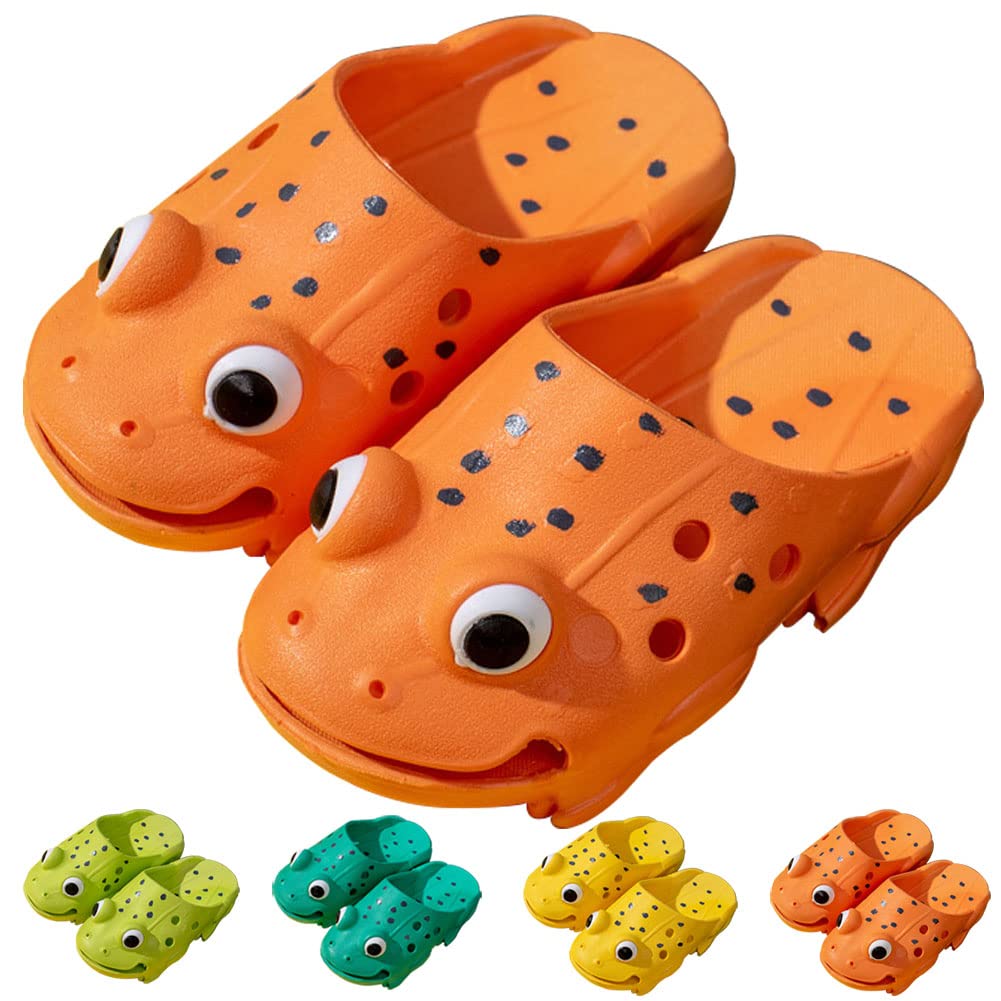 Frog Slippers for Men & Women - Cute Cartoon Animal House Slippers, Bathroom & Pool Slides - Perfect for Home, Spa, Beach and Indoor Comfort