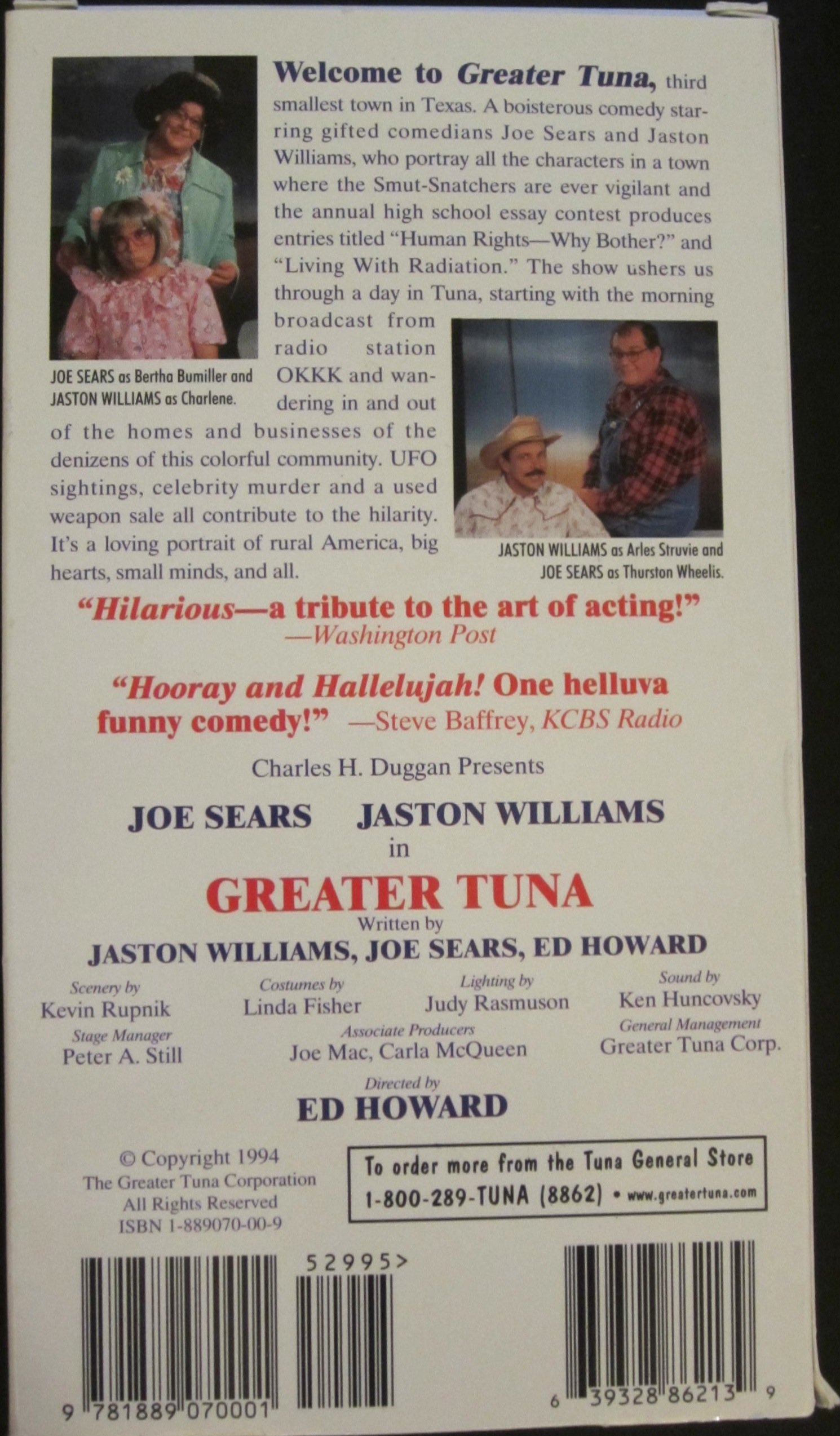 Greater Tuna - Hilarious Texas Small Town Comedy Play | Perfect for Theater Lovers & Community Theater Productions