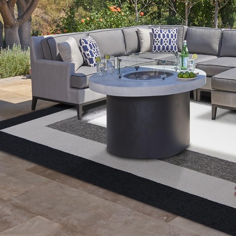 Premium 8' x 11' Charcoal Gray Area Rug - Soft Plush Shag Carpet for Living Room, Bedroom & Home Decor - Non-Slip Backing for Safety & Comfort