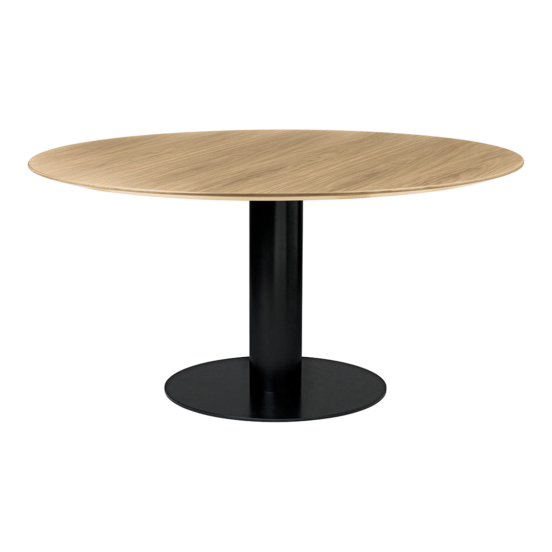 Gubi 2.0 Round Dining Table - Modern Scandinavian Design for Small Spaces | Perfect for Kitchen, Breakfast Nook & Apartment Dining Areas