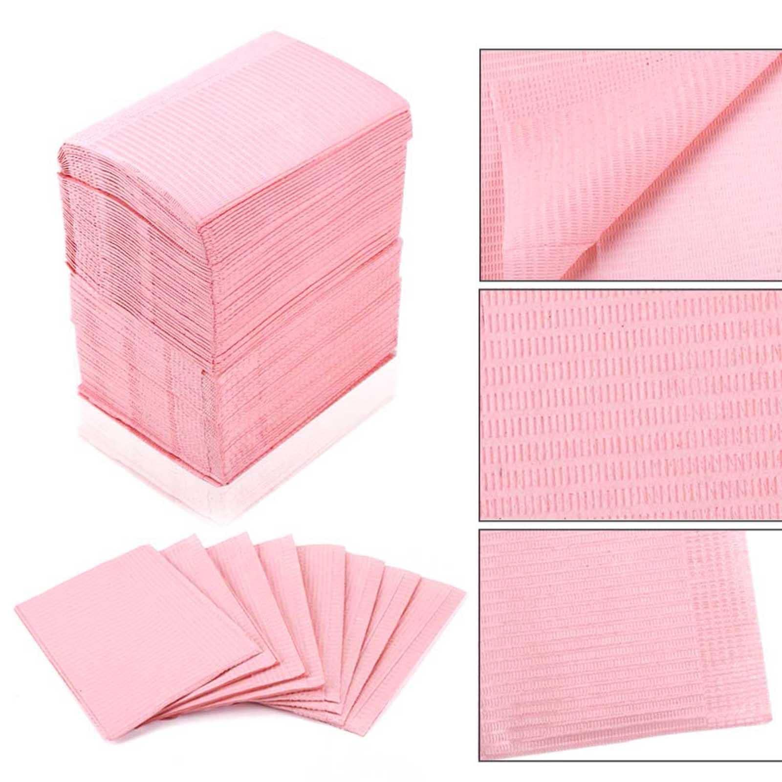 VMS INDIA Portable Salon Nail Art Paper Table Pad - Waterproof Desk Mat (50pcs) - Perfect for Nail Salons, Home Manicures & Professional Nail Technicians