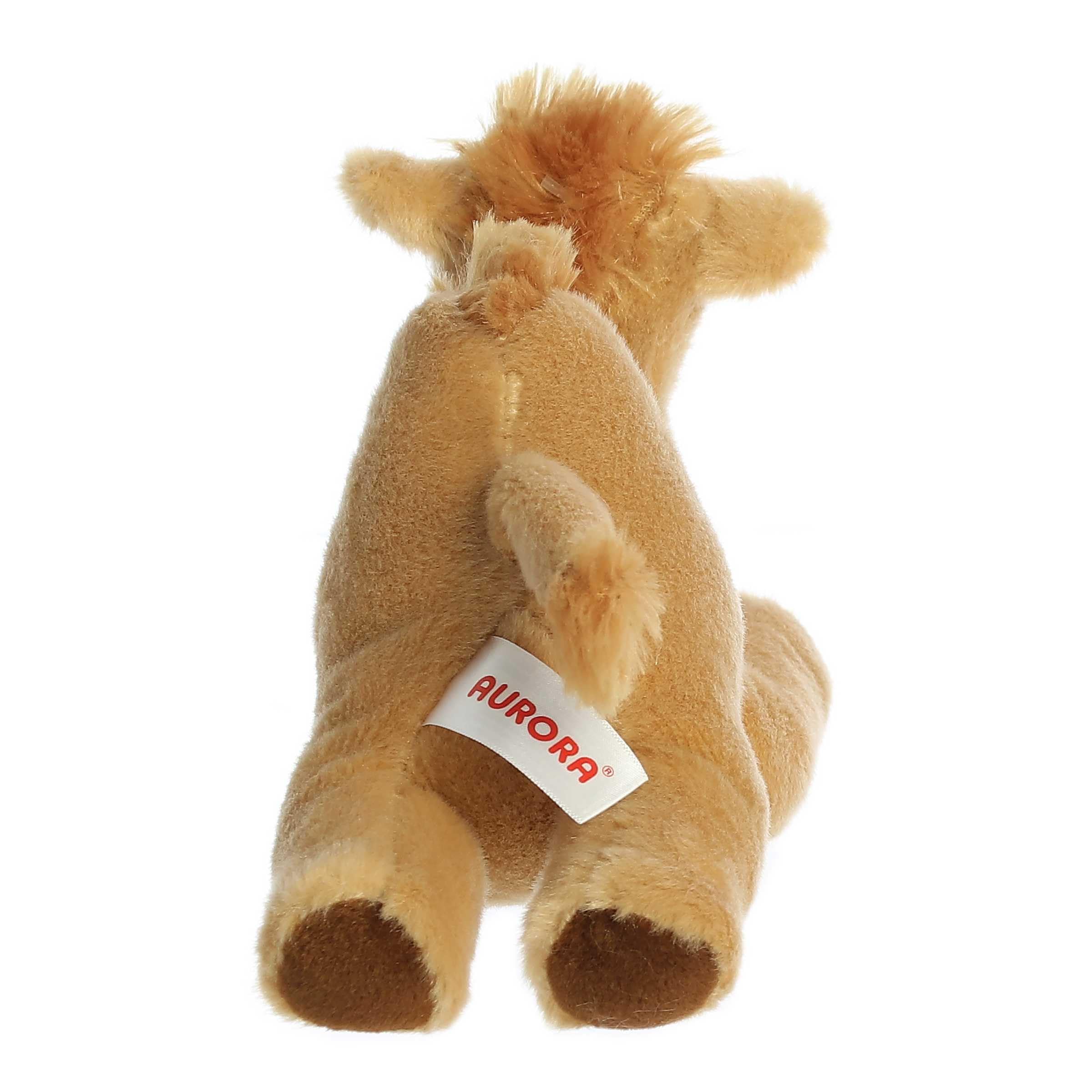 Aurora® Mini Flopsie™ Camel Plush Toy - Soft Brown Stuffed Animal, 8