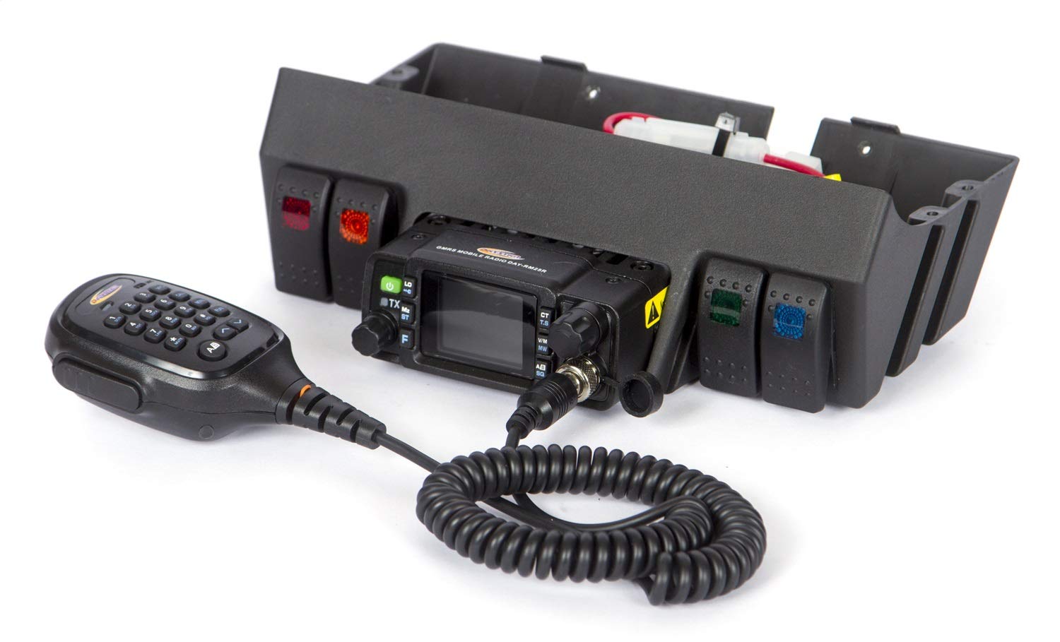 2007-2018 Jeep Wrangler JK GMRS Radio Communication Kit by Daystar - Off-Road Adventure & Emergency Communication System