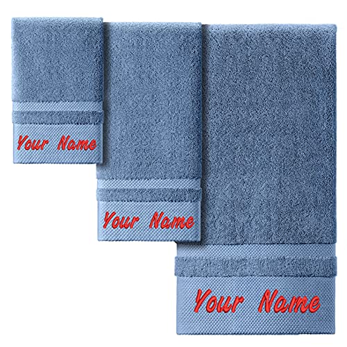 3 Pcs Towel Set-blue