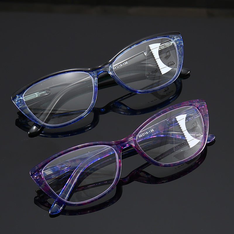 Progressive Multifocal Blue Light Blocking Reading Glasses for Computer Work, Reading & Screen Time - Reduce Eye Strain & Fatigue