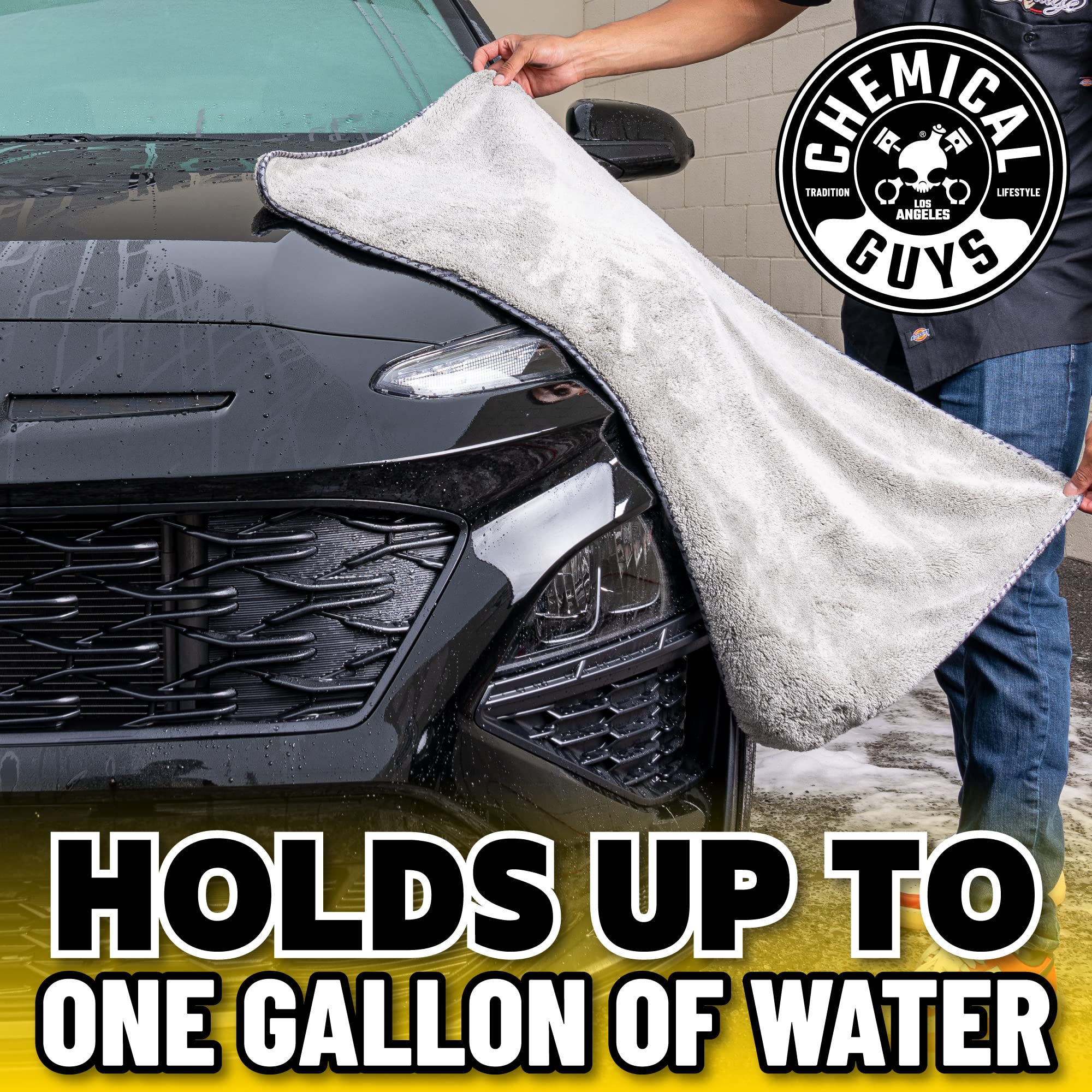 Chemical Guys Woolly Mammoth Large Microfiber Towels - Super Absorbent & Ultra Soft Car Detailing Towel (35