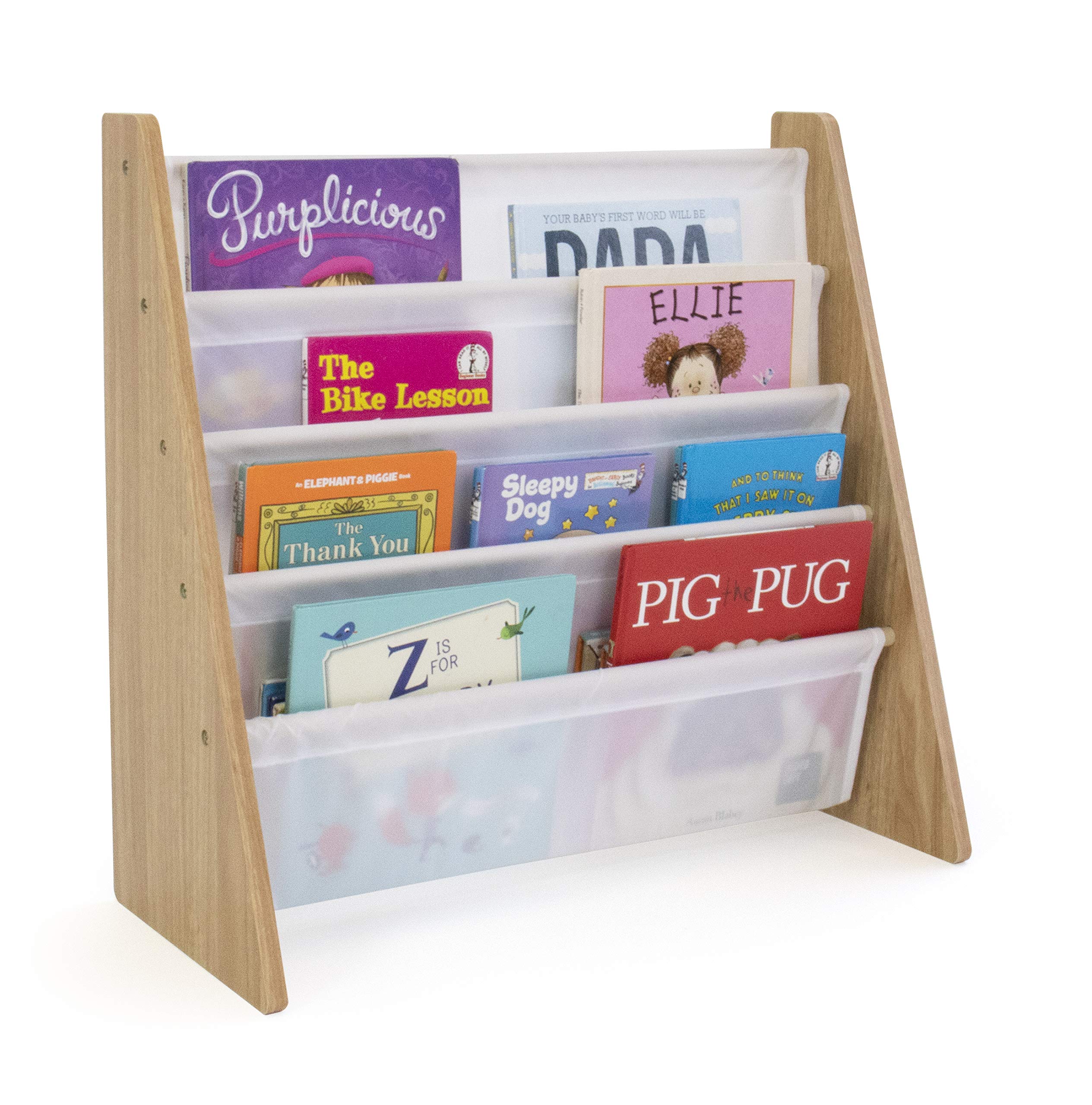 Humble Crew Kids Toy Organizer with 12 Storage Bins & Bookshelf - Perfect for Playroom, Nursery, and Classroom Organization