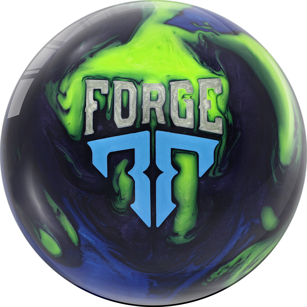 Motiv Nuclear Forge Bowling Ball - High Performance Reactive Resin for Hook & Power | Perfect for Heavy Oil Lanes & Competitive Tournaments