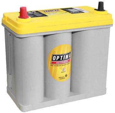 Optima D51T1 Yellow Top AGM Battery for Toyota Prius - High-Performance Starting Power for Hybrid Cars - Perfect for Daily Commuting & Long Road Trips