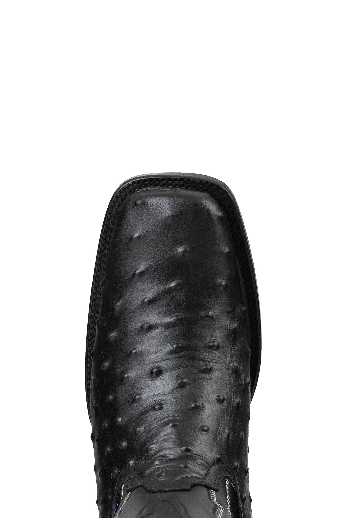 Stylish Ostrich Leather Cowboy Boots with Zipper for Men & Women - Perfect for Rodeo, Western Fashion & Country Events