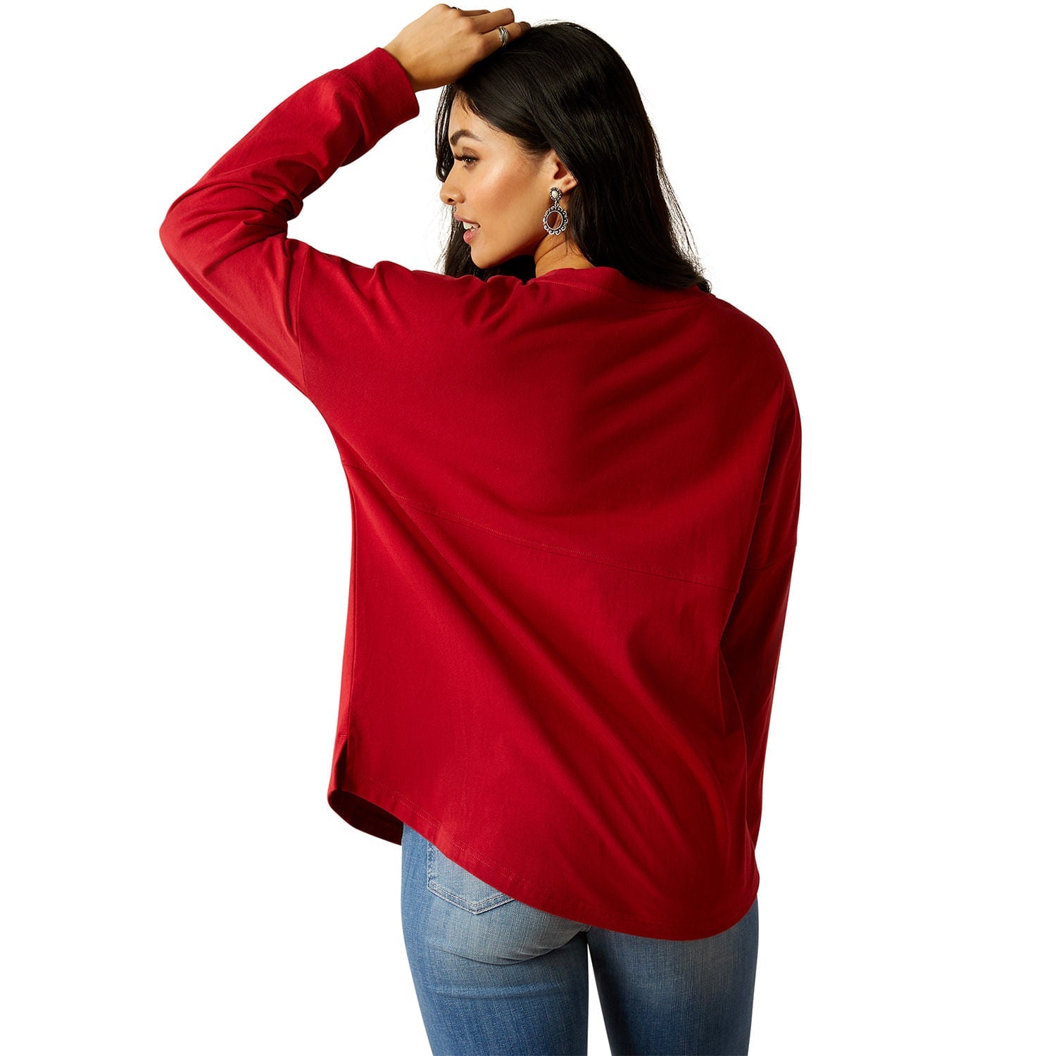 Ariat Women's Roadside Oversized Long Sleeve Shirt - Comfortable Casual Button Down Top for Western Style, Outdoor Adventures & Everyday Wear
