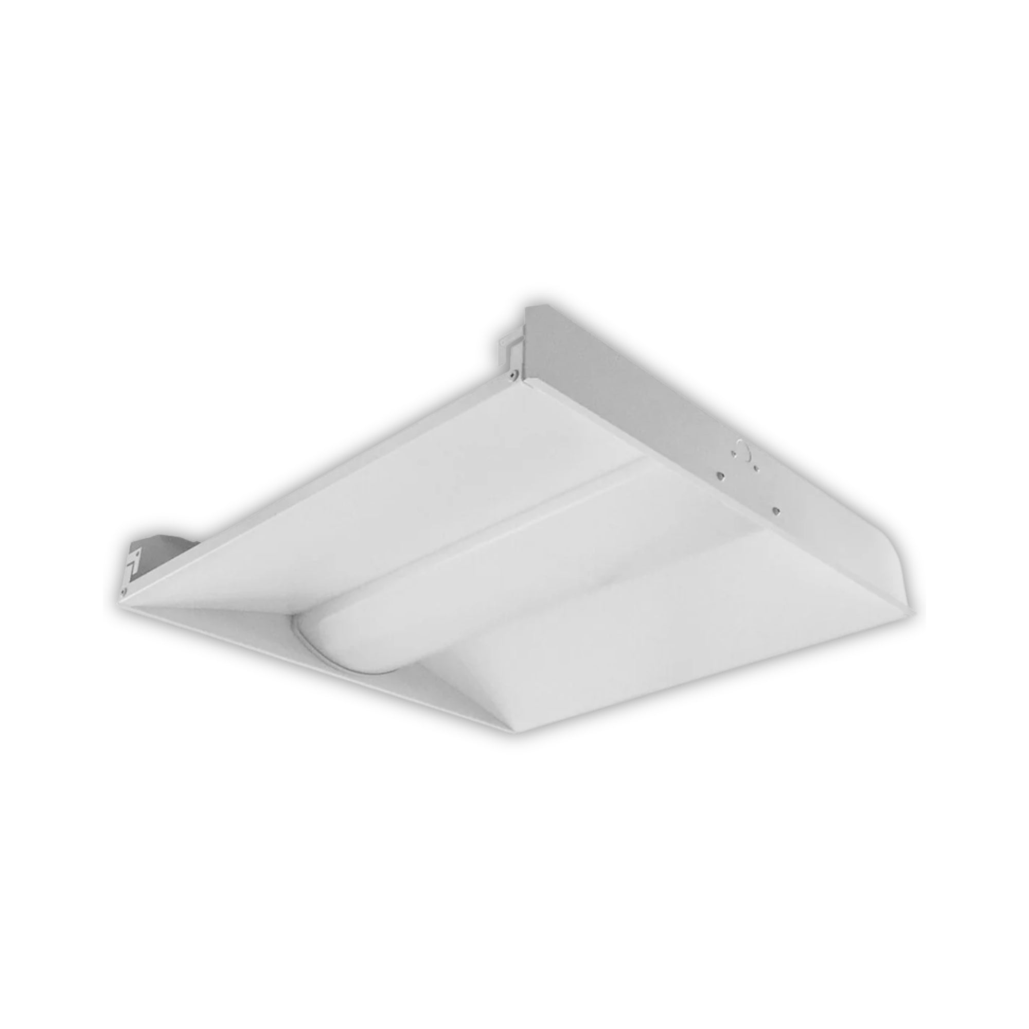 2x2 LED Troffer Light Fixture - 4400 Lumens, 20W/40W Equivalent, 3000K/3500K/4000K/5000K CCT, 120V-277V - Perfect for Office, Classroom, and Commercial Lighting