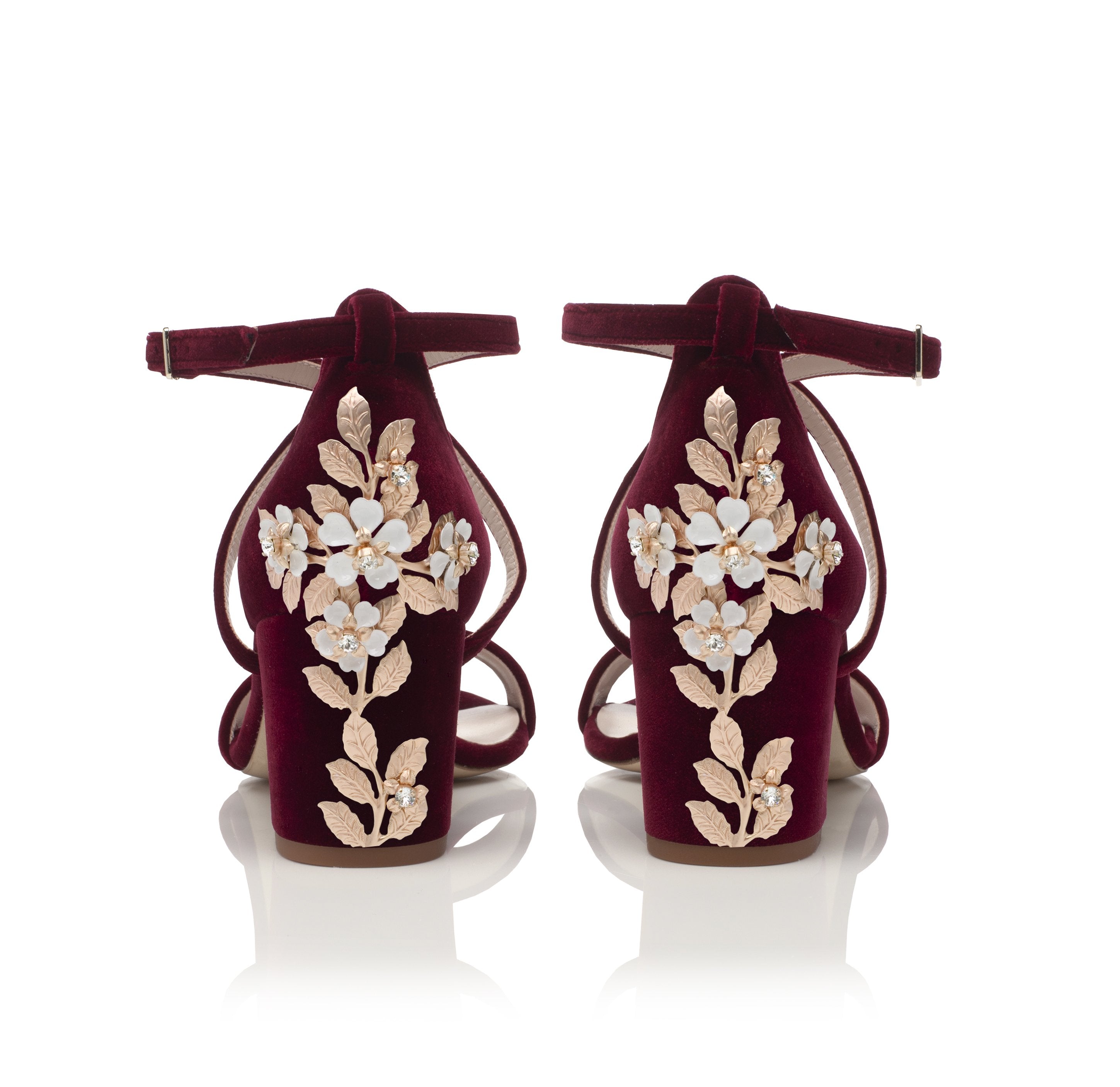 Custom Arabella Block Mid Heels - Handmade Women's Shoes for Weddings, Parties & Special Occasions
