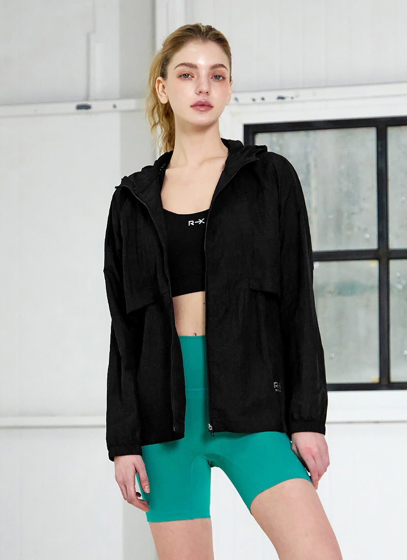 RX Airflow Windbreaker Jacket - Lightweight & Breathable Outdoor Running Jacket for Men & Women - Perfect for Hiking, Jogging, and Travel