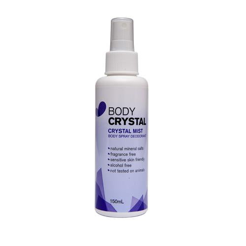 Body Crystal Mist Body Spray Deodorant - Fragrance Free | Natural Odor Protection for Women & Men | Perfect for Gym, Work & Daily Freshness