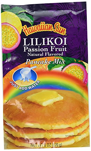 Hawaiian Lilikoi Passion Fruit Pancake Mix - Authentic Hawaiian Breakfast & Dessert Mix for Pancakes, Waffles & Crepes | Perfect for Brunch, Family Gatherings & Tropical-Themed Parties