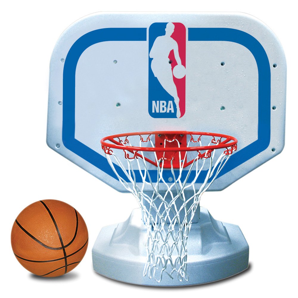 Poolmaster 72900 NBA Logo USA Competition-Style Poolside Basketball Game - Perfect for Backyard Pool Parties, Summer Fun & Outdoor Water Activities