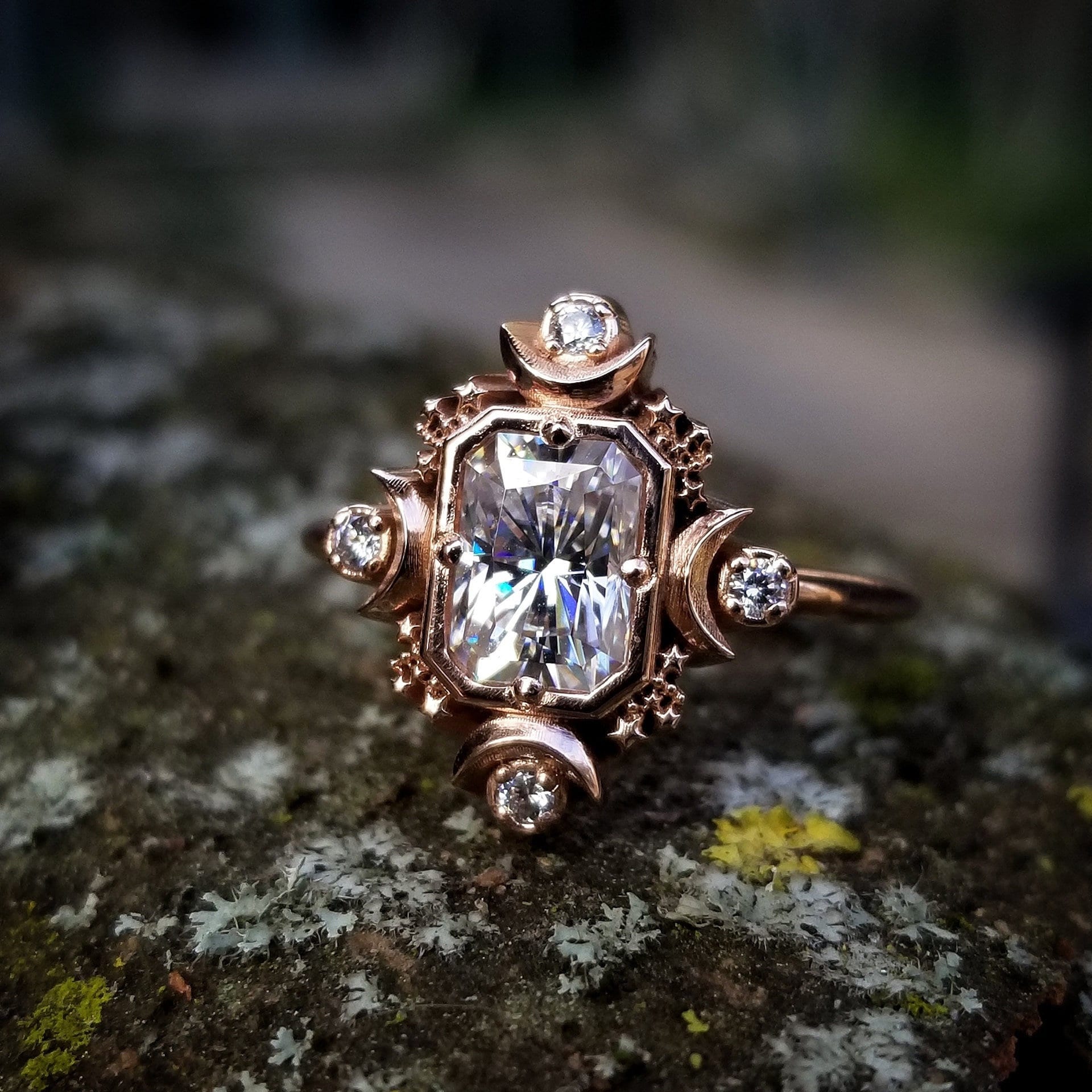 Artemis Ring Setting - Customize Your Own Ring for Engagement, Wedding, or Anniversary - DIY Jewelry Making Kit for Unique Handmade Rings