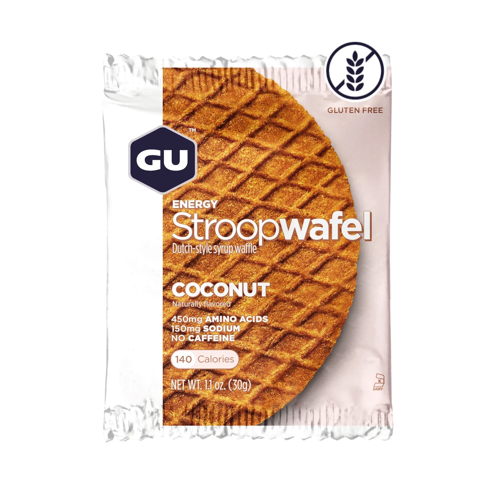 GU Energy Stroopwafel - High Protein Waffle Snack for Cycling, Running & Hiking | Quick Energy Boost for Athletes & Outdoor Adventures