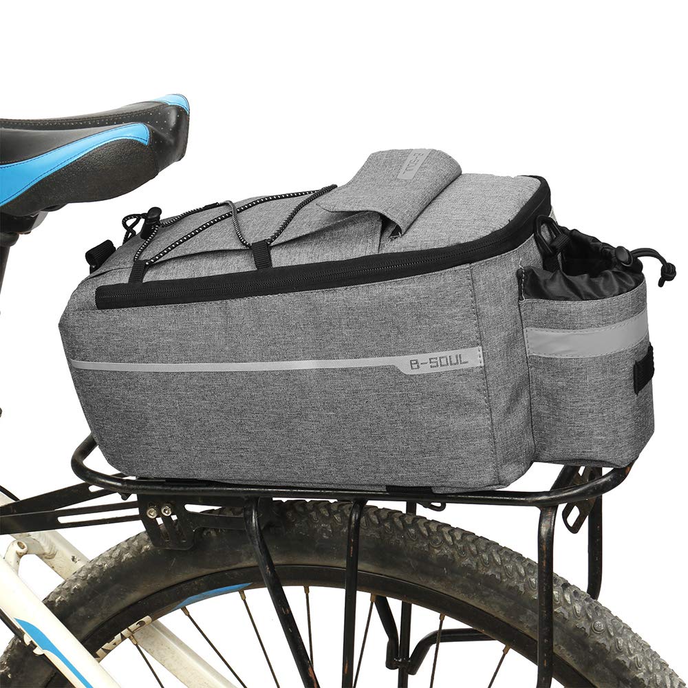 MK Bike Rear Bag - Insulated Large Capacity Bicycle Pannier with Adjustable Shoulder Strap | Perfect for Commuting, Cycling Tours & Outdoor Adventures