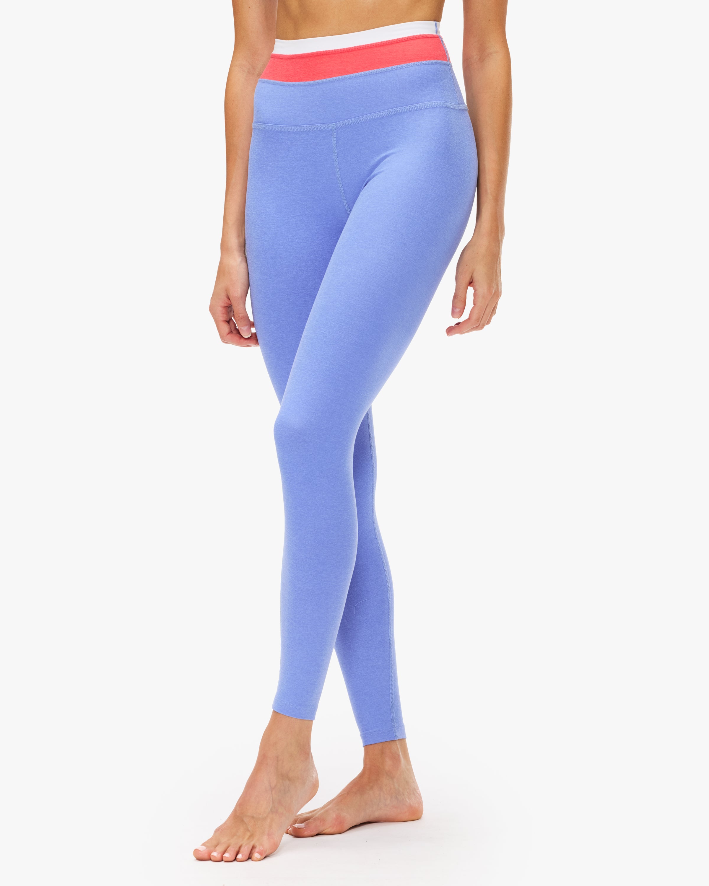 Beyond Yoga Spacedye Horizon Colorblock Midi Legging - High Waisted Yoga Pants for Women, Soft & Stretchy Workout Leggings - Perfect for Yoga, Pilates, Gym & Lounge Wear