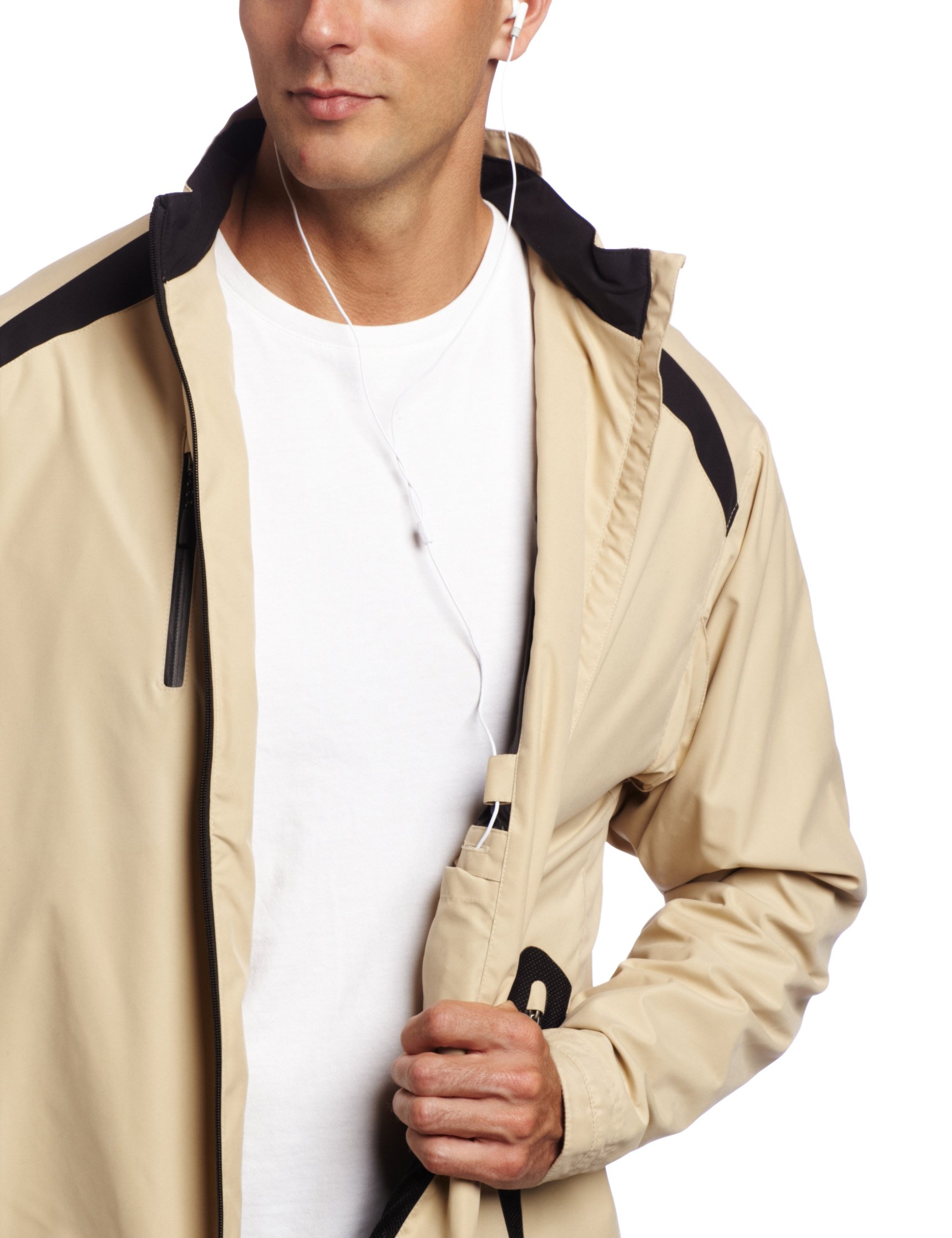Greg Norman Epic All Day Rain Jacket - Waterproof Windbreaker for Men - Lightweight Outdoor Golf & Hiking Jacket - Perfect for Rainy Weather & Active Lifestyles