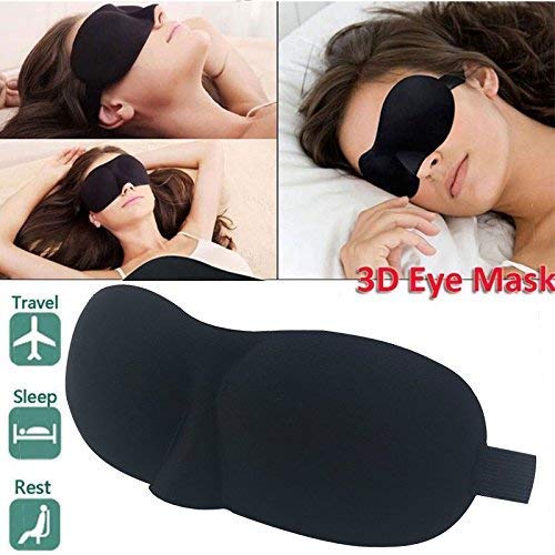 Eopzo Sleep Eye Mask - Soft & Comfortable Light Blocking Night Mask for Men & Women - Updated Design for Travel, Sleeping, Shift Work & Relaxation - Pack of 1